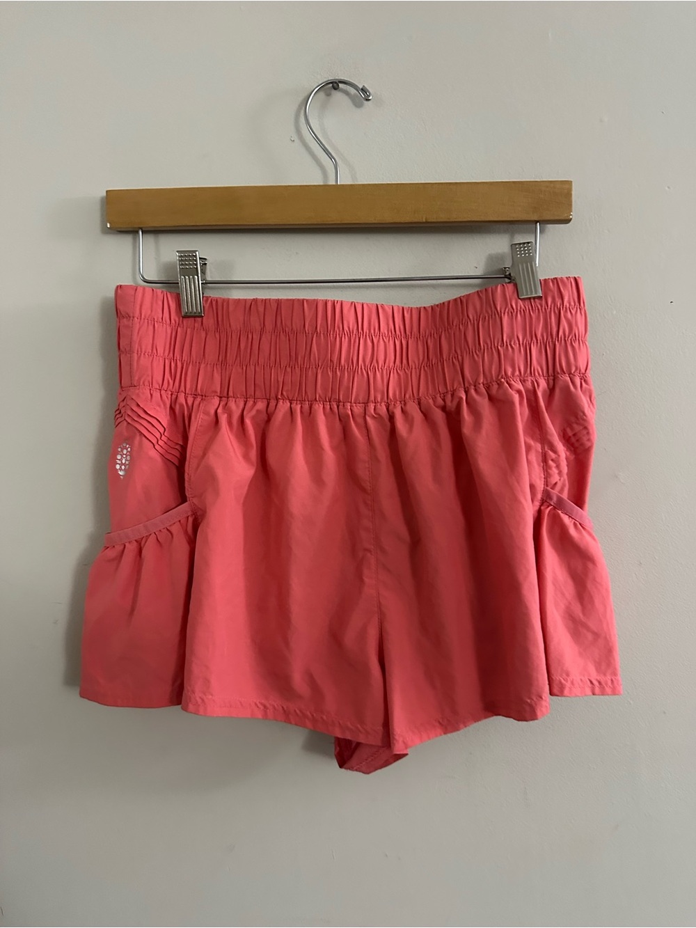 Free People Coral Athletic Shorts Festival Casual Activewear Gym Running